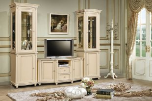 Шкаф с витриной «Валенсия 1з» П244.14 в Екатеринбурге - belorus-mebel66.ru | фото 6